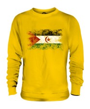 WESTERN SAHARA DISTRESSED FLAG