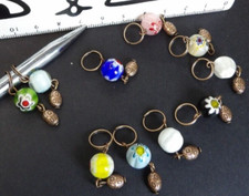 Knitting Stitch Markers Up to