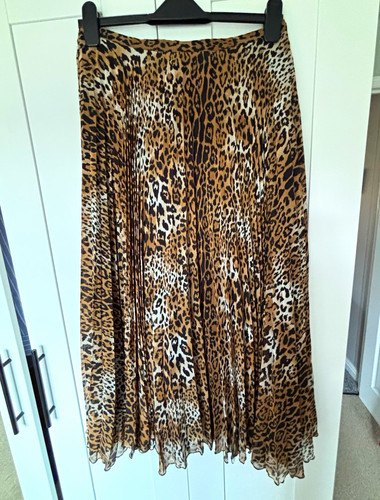 Biba women pleated - pleated, leopard