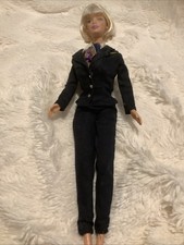 BARBIE PILOT DOLL With Full Pilot Uniform ( No Shoes ) Vintagej