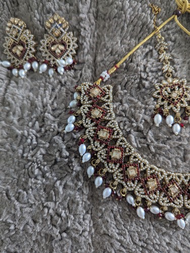 Indian jewellery set with - indian,