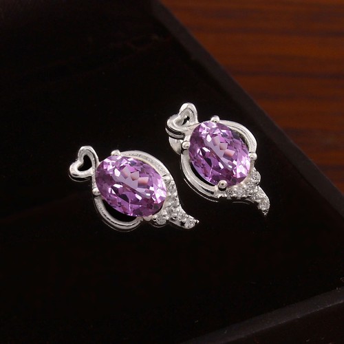 Aaa alexandrite earrings - alexandrite,