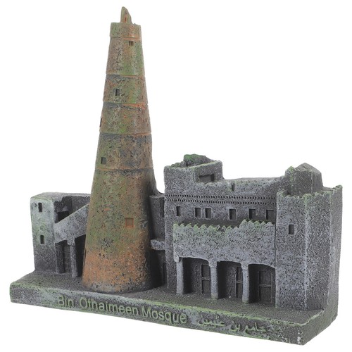Aquarium castle shape decor - castle,