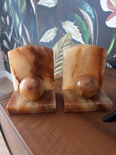 Book ends alabaster - book,