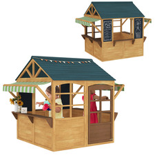 AIYAPLAY Wooden Playhouse for