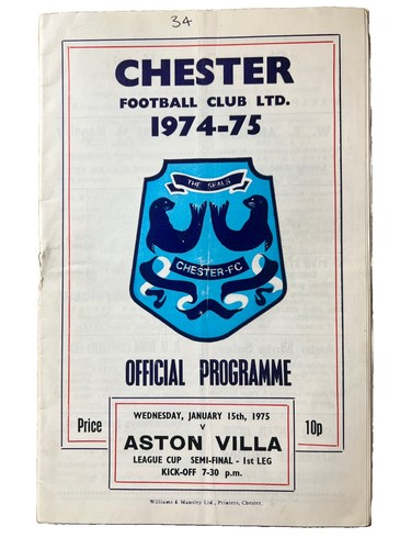 Chester aston villa league - v.,