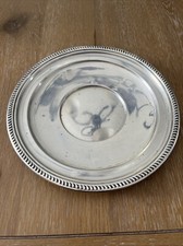 10" Round Sterling Silver