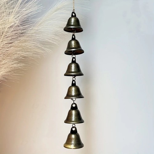 Metal wind chime hanging - metal, bells