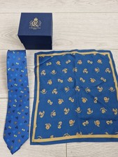 Coronation 2023 Blue 100% Silk