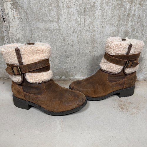 Ugg elora hickory brown suede - hickory,