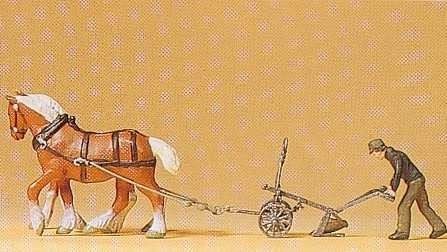 Farmer with horse drawn - farmer,