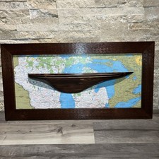 Half Hull Wood Model Art Yacht