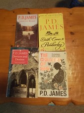 4 P D JAMES BOOKS JOBLOT