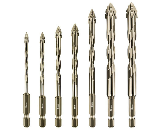 Edge serrated drill bit - drill,