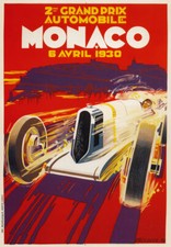 AV31 Vintage 1930 Monaco Grand