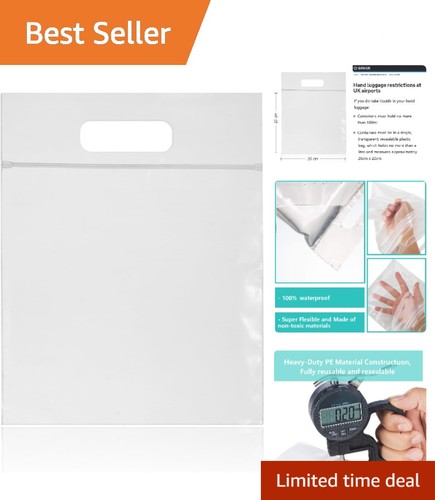 Transparent toiletry bags - transparent,