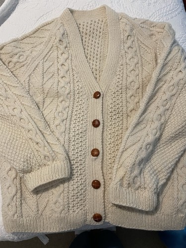 Hand knitted irish - hand, aran