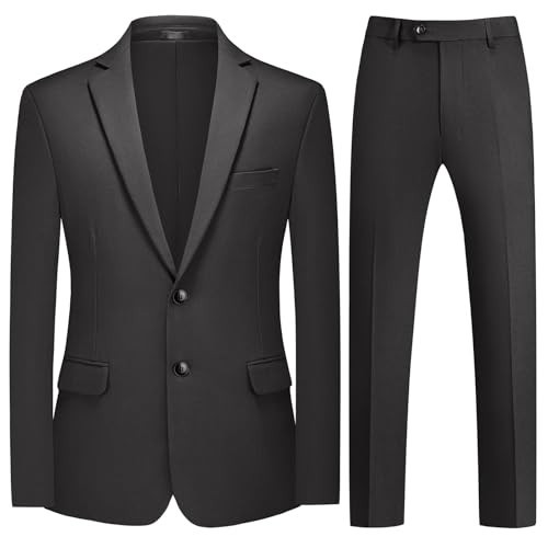 Mens suit wool blend piece - mens,