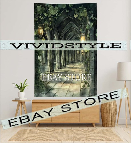 Gothic hall tapestry medieval - tapestry,
