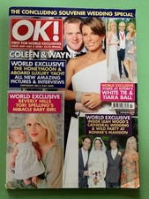 OK mag 8-July-2008 COLEEN WAYNE ROONEY Tori Spelling Cheryl Cole Chance Crawford