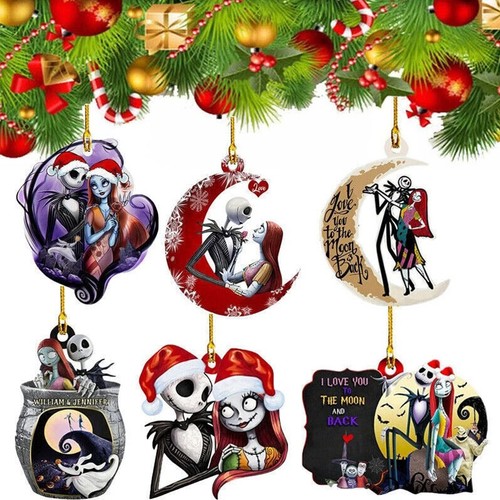 6pcs the nightmare before - 2d,