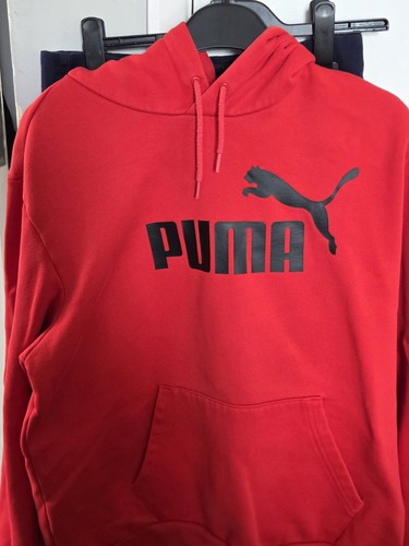 Red puma hoodie - puma,