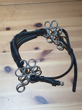 Zilco Flower Hackamore Bitless Bridle Noseband (Black)