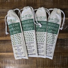 Reusable Bamboo cutlery set 4