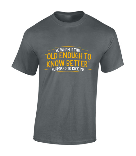 When the old enough to - when,