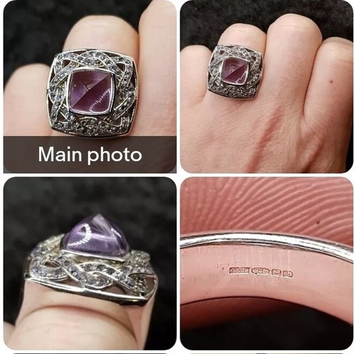 Qvc sterling 925 silver purple - qvc,