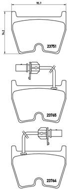 Brembo front brake - brembo, pad