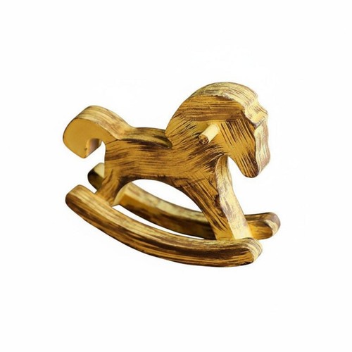 Small wood rocking horse - wood,