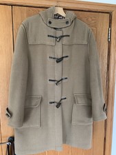 Aquascutum 100% Pure New Wool Duffle Coat - Size 44 ~ Camel