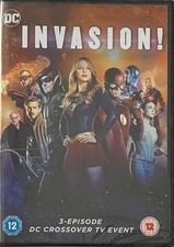 INVASION ! - 3 Episode DC Crossover TV Event (DVD, 2017) New & Sealed