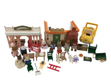 Sylvanian Families Bundle Bakery Shop Figures Furniture & Accessories Animals
