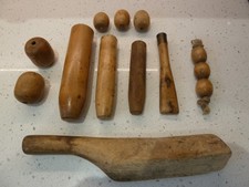 vintage lead dressing tools. Treen