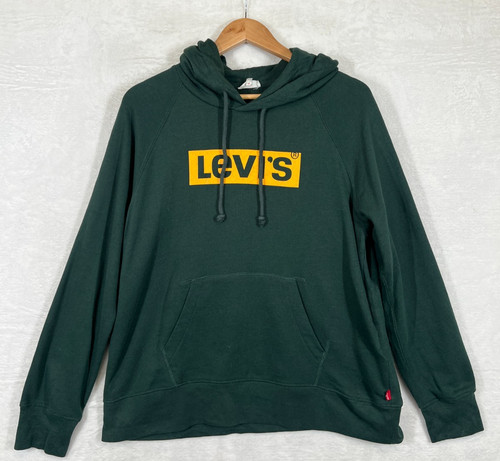 Levis mens hoodie green - levis, yellow