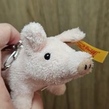Steiff Lucky Pig Keyring Soft