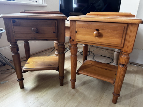 Ducal pair wooden - pair, bedside