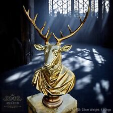 Antiqued Styled Deer Stag Bust