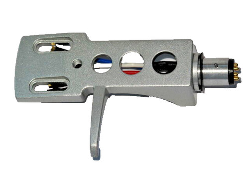 Record player headshell silver - record,