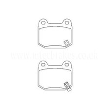 Mintex Rear 2 Pot Brake Pads