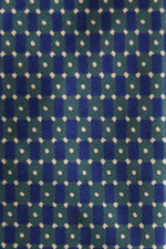 THOMAS PINK SILK NECK TIE NAVY