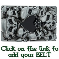 3D Ace of Spades Skull Playing