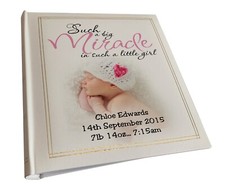 Personalised baby photo album