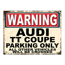 Metal Tin Sign Plaque Warning