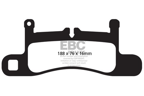 Ebc yellowstuff rear brake pad - rear,