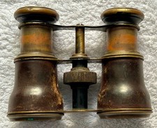 Antique Brass Old Binoculars Opera Theatre very nice