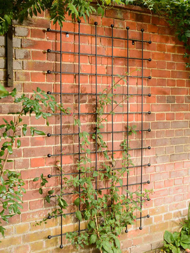 Rectangle solid steel trellis - solid,