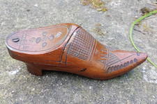 Wooden carved treen - carved, belgian